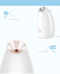 金稻KD-2331熱噴蒸臉器 以納米水潤，煥活肌膚新“企”機